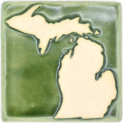 4x4 Michigan Tile Ornament