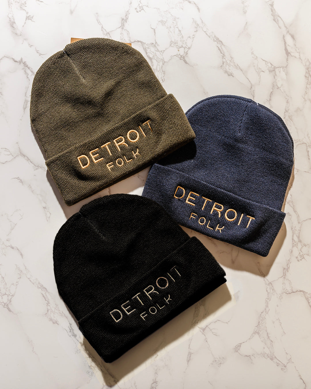 Detroit Folk Beanie